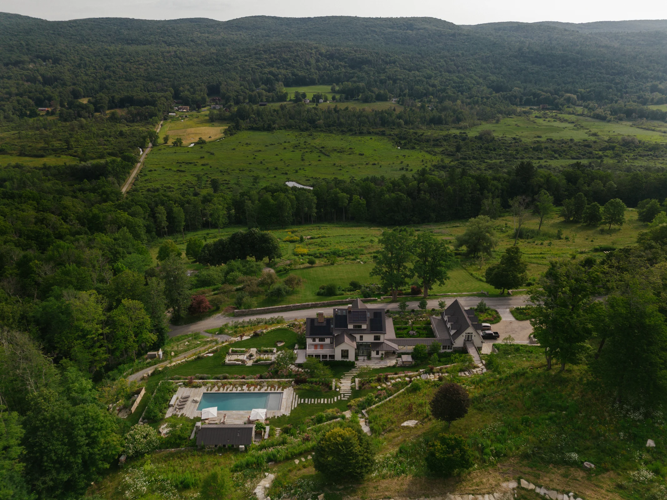 The wider landscape around a residential property